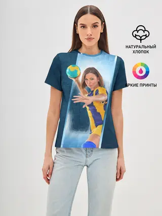 Женская базовая футболка / Гандболистка