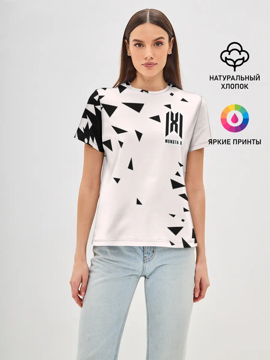 Женская базовая футболка / Monsta X