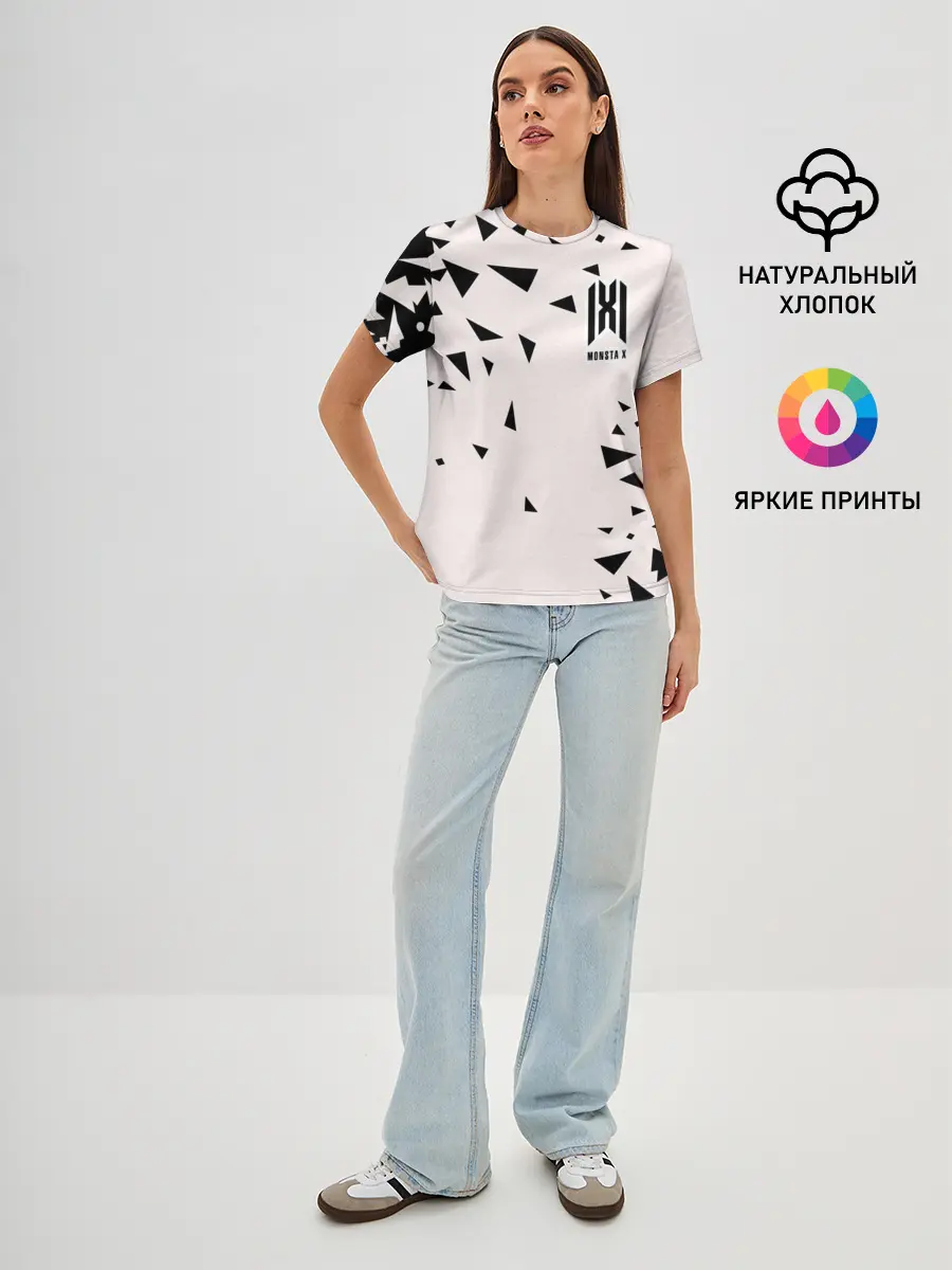 Женская базовая футболка / Monsta X