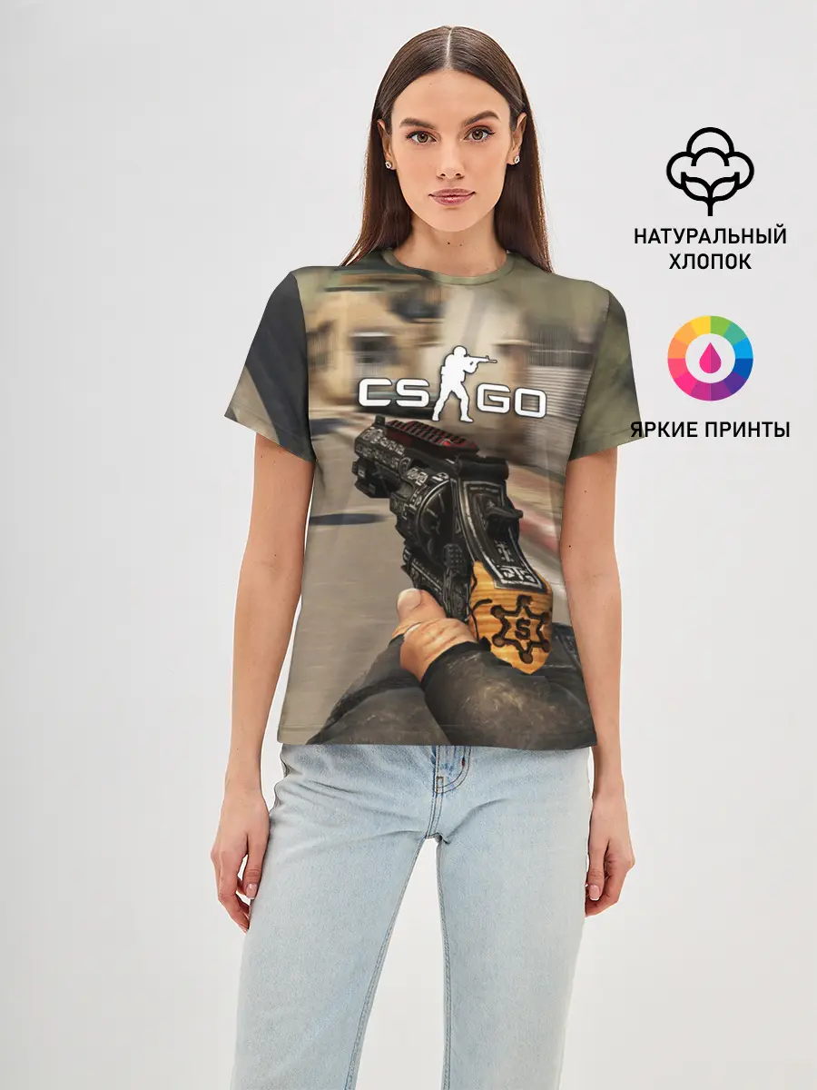 Женская базовая футболка / CS:GO