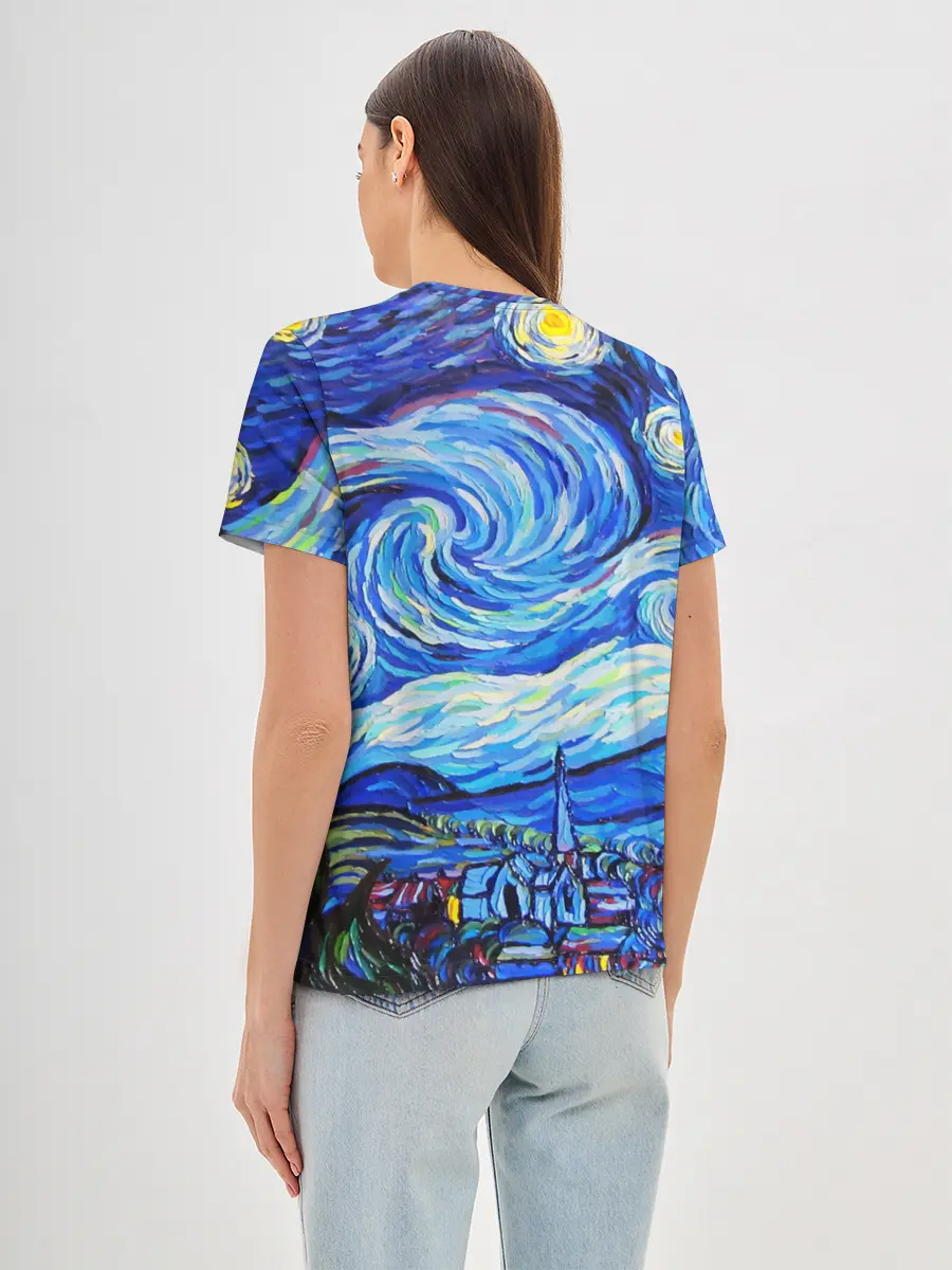 Женская базовая футболка / ВАНГОГ