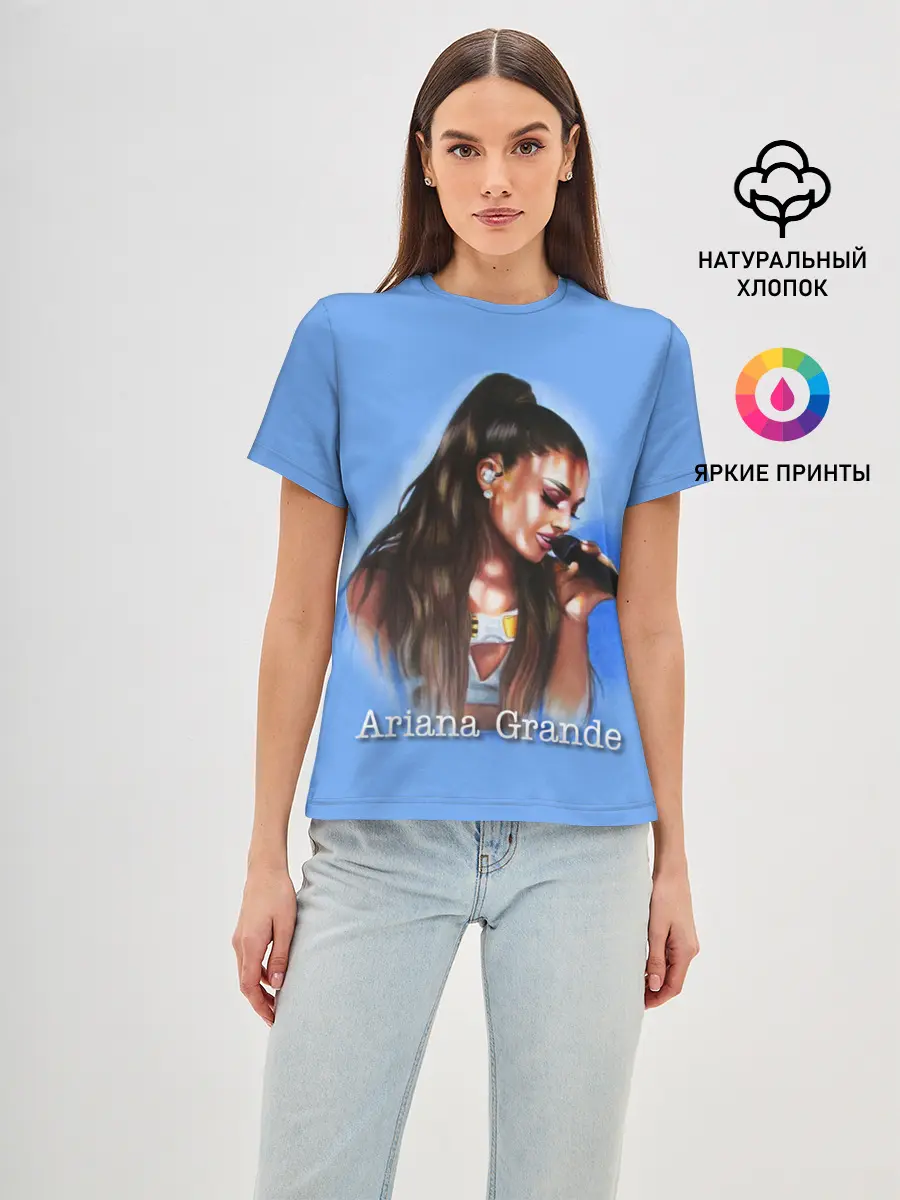 Женская базовая футболка / Ariana Grande