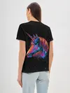 Женская базовая футболка / ЕДИНОРОГ | UNICORN RAINBOW