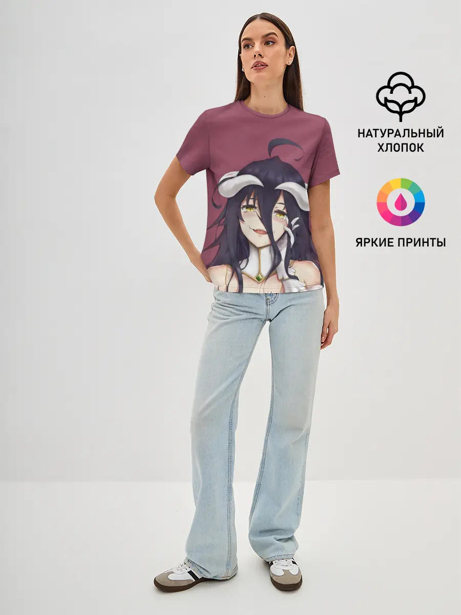 Женская базовая футболка / Albedo Overlord