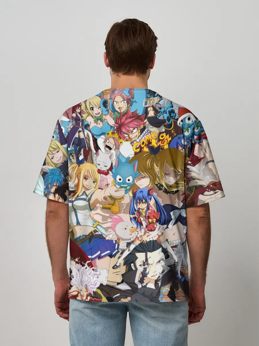 Мужская футболка оверсайз / FairyTail