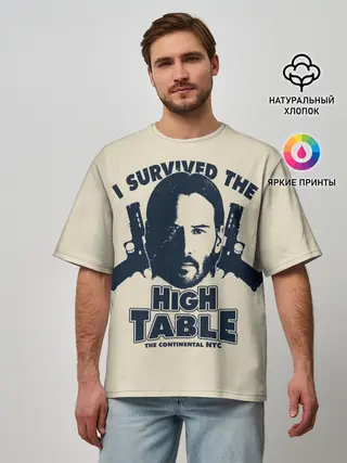 Мужская футболка оверсайз / John Wick