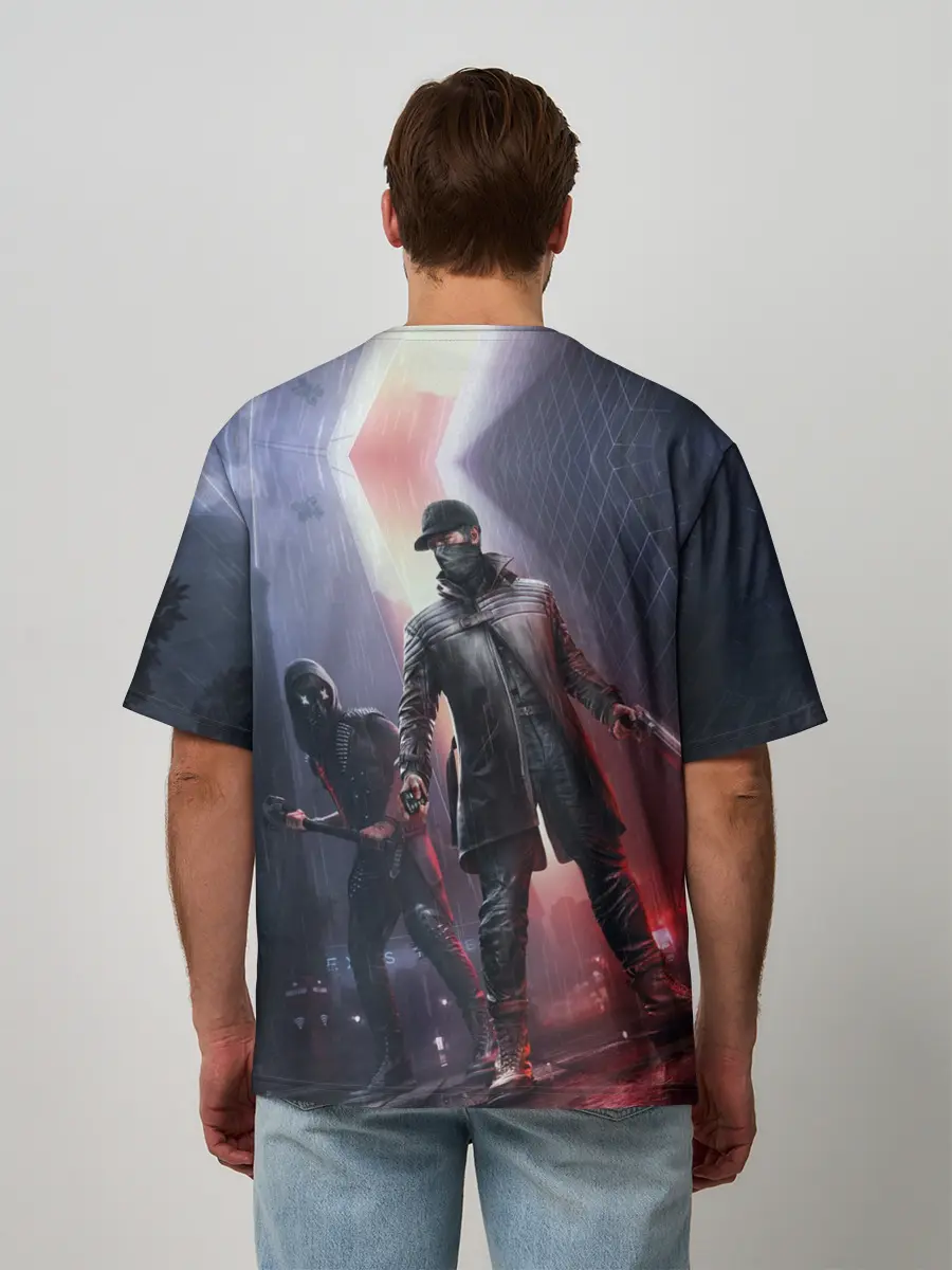 Мужская футболка оверсайз / Эйден Пирс и Ренч Легион