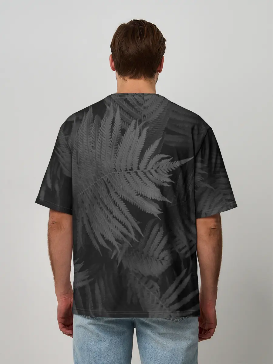 Мужская футболка оверсайз / Neon light blue