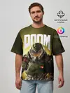 Мужская футболка оверсайз / DOOM