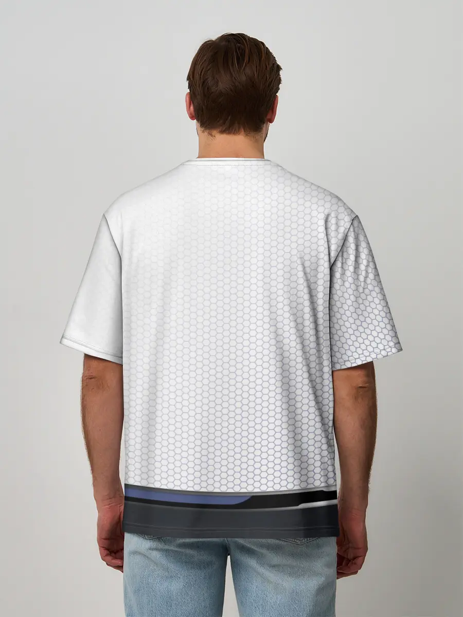 Мужская футболка оверсайз / Абстракт