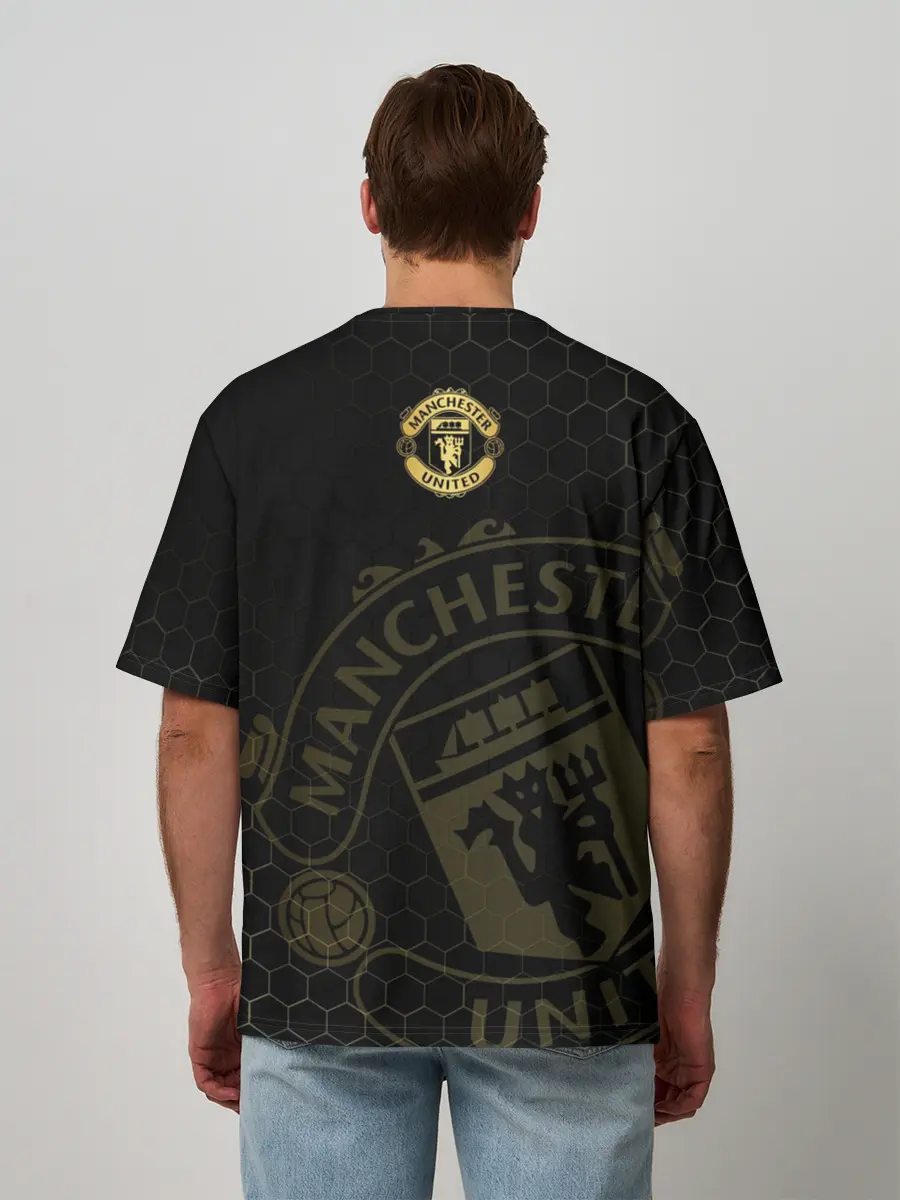 Мужская футболка оверсайз / Манчестер Юнайтед