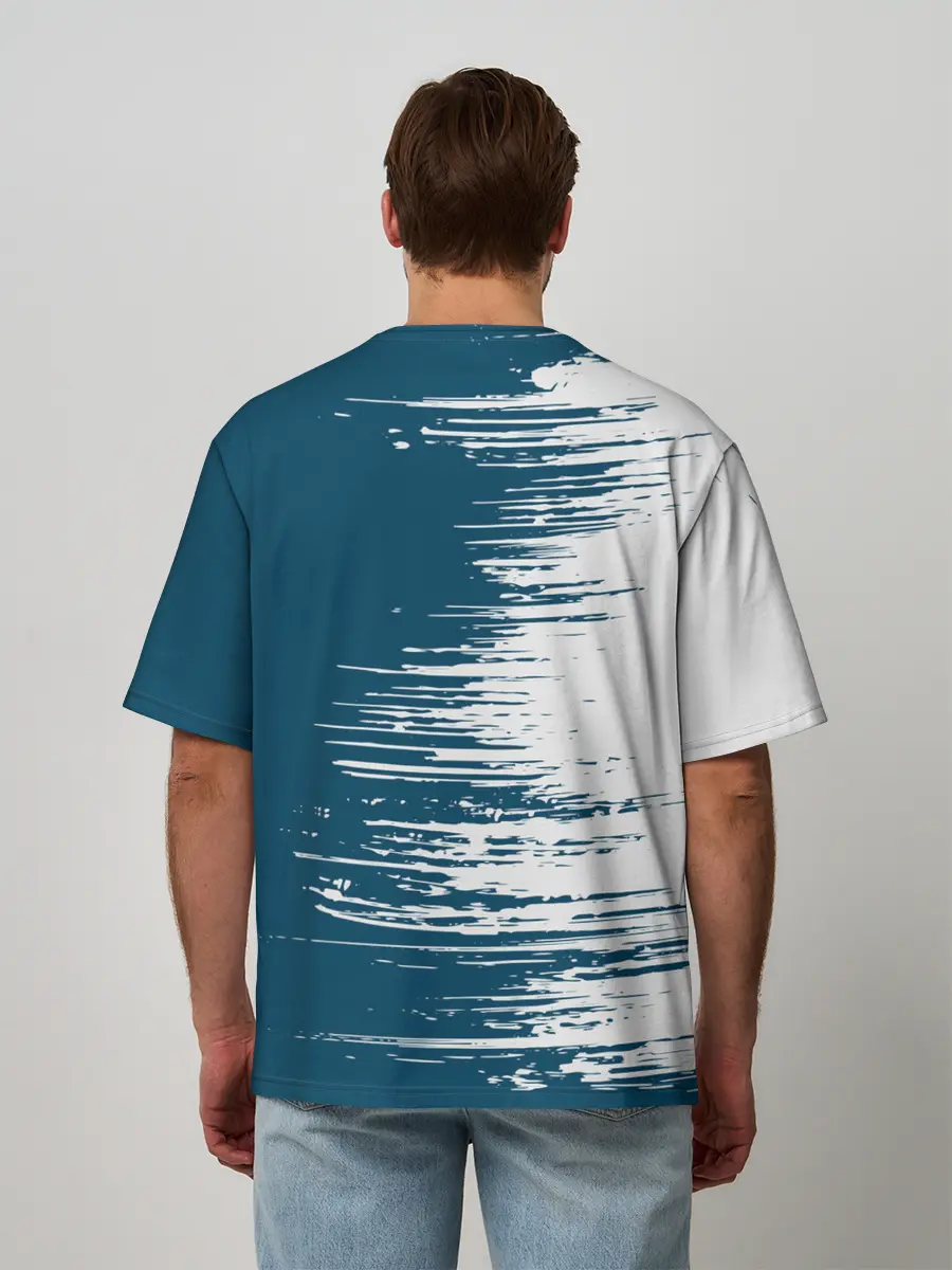 Мужская футболка оверсайз / Mitsubishi