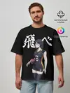 Мужская футболка оверсайз / Женский клуб Карасуно | Haikyuu!!