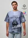 Мужская футболка оверсайз / THE ELDER SCROLLS 5 SKYRIM