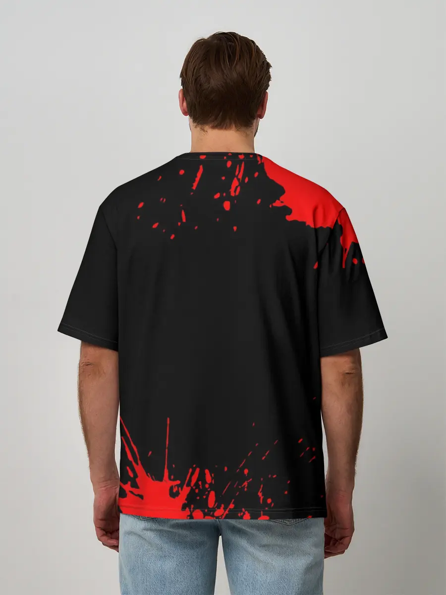 Мужская футболка оверсайз / MONOKUMA Despair