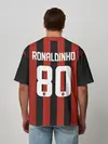 Мужская футболка оверсайз / Роналдиньо Милан Ретро