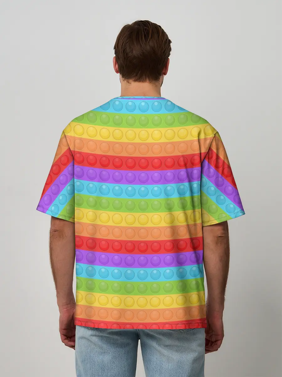 Мужская футболка оверсайз / ПОП ИТ