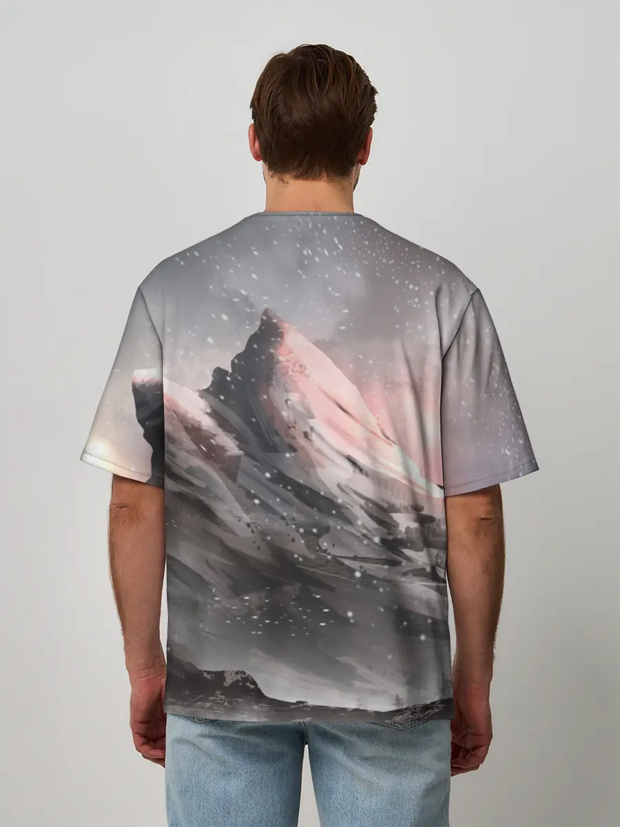 Мужская футболка оверсайз / The Elder Scrolls Skyrim