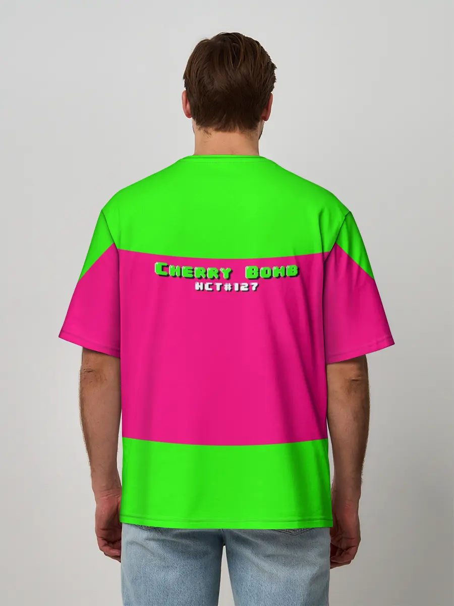 Мужская футболка оверсайз / NCT 127. Cherry Bomb