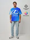 Мужская футболка оверсайз / LEXUS / ЛЕКСУС