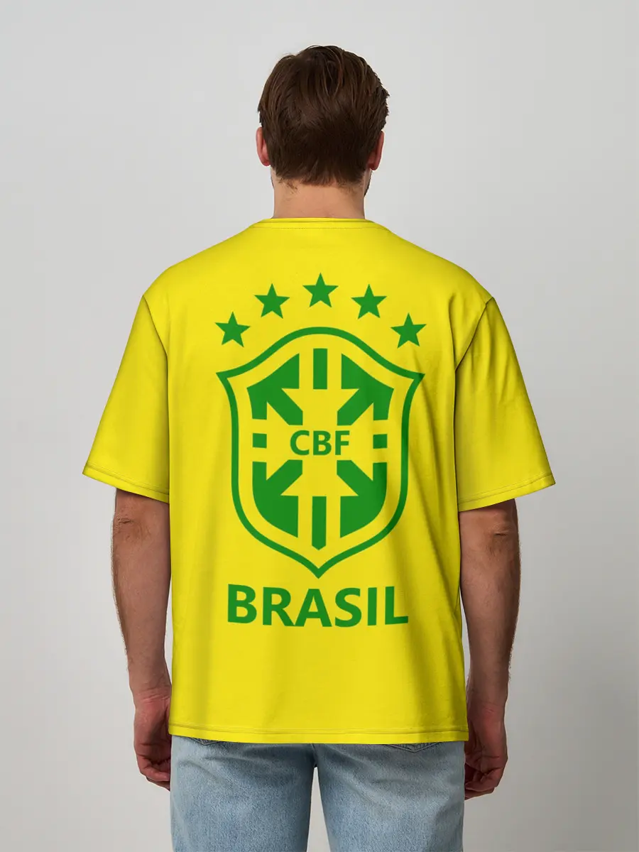 Мужская футболка оверсайз / Бразилия