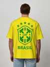 Мужская футболка оверсайз / Бразилия