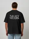 Мужская футболка оверсайз / Night shark