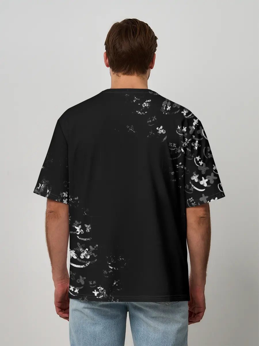 Мужская футболка оверсайз / Marshmello