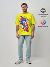 Мужская футболка оверсайз / SONIC