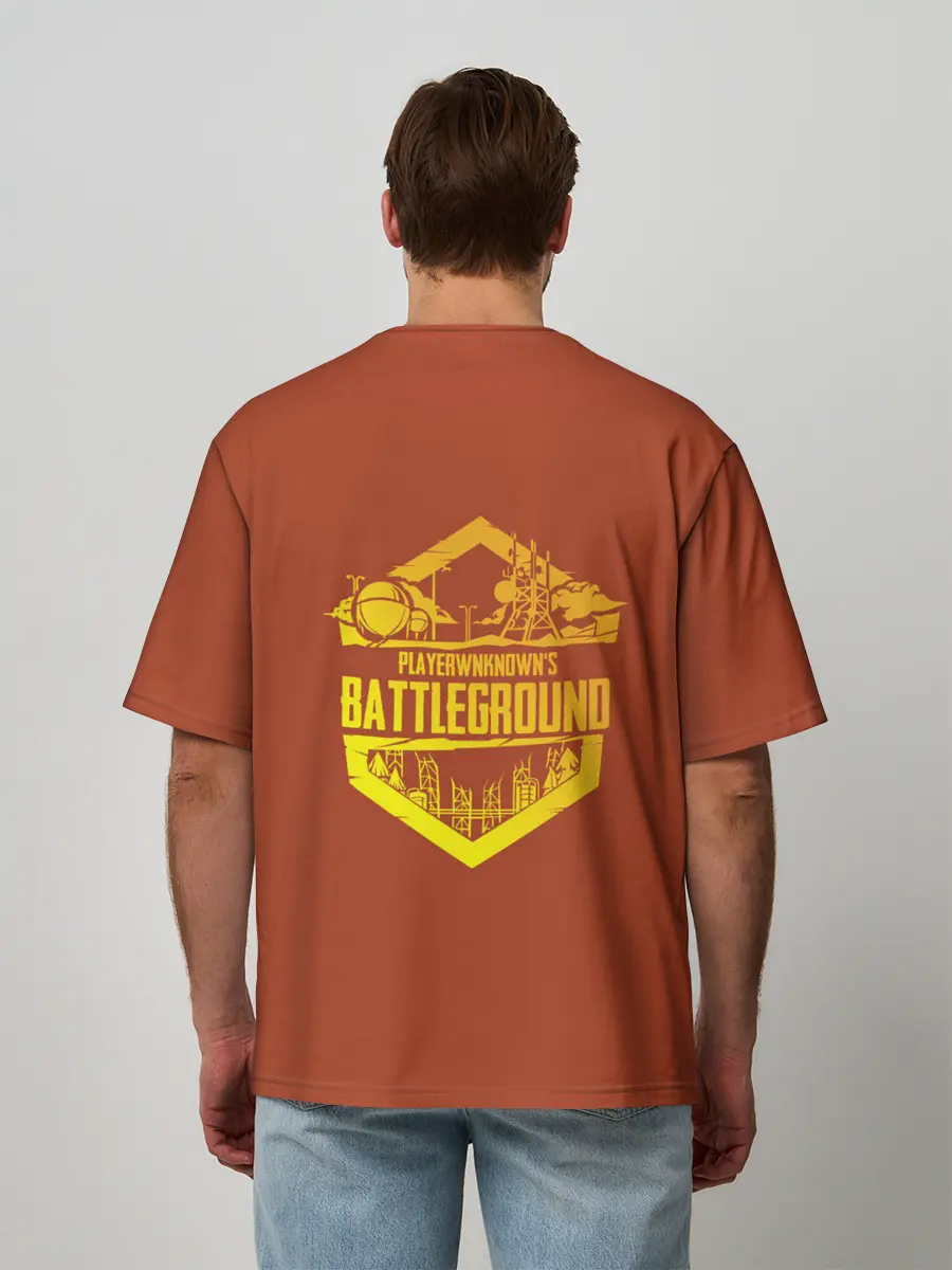 Мужская футболка оверсайз / PUBG