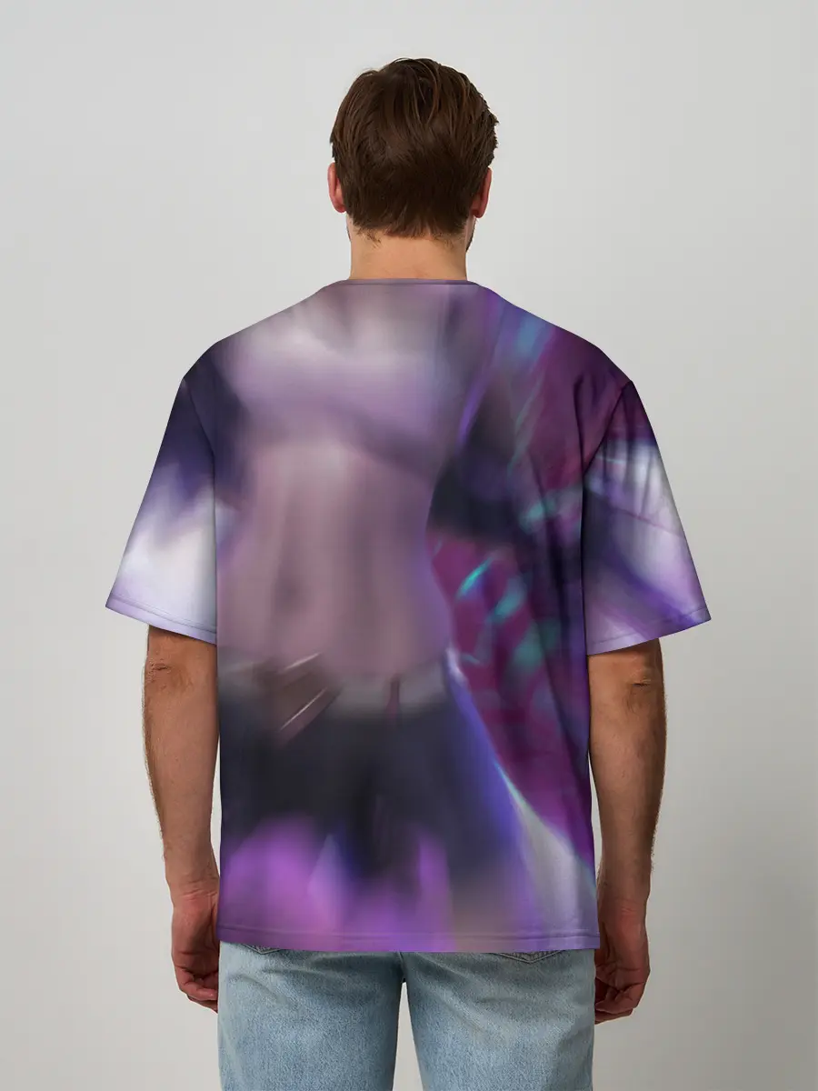 Мужская футболка оверсайз / LEAGUE OF LEGENDS AKALI / ЛИГА ЛЕГЕНД АКАЛИ