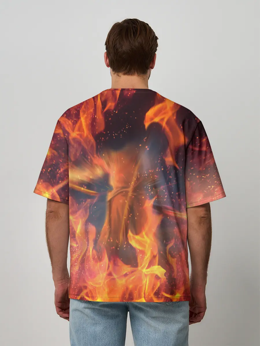 Мужская футболка оверсайз / Warrior | Sekiro shadows die twice