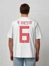 Мужская футболка оверсайз / Iniesta away WC 2018