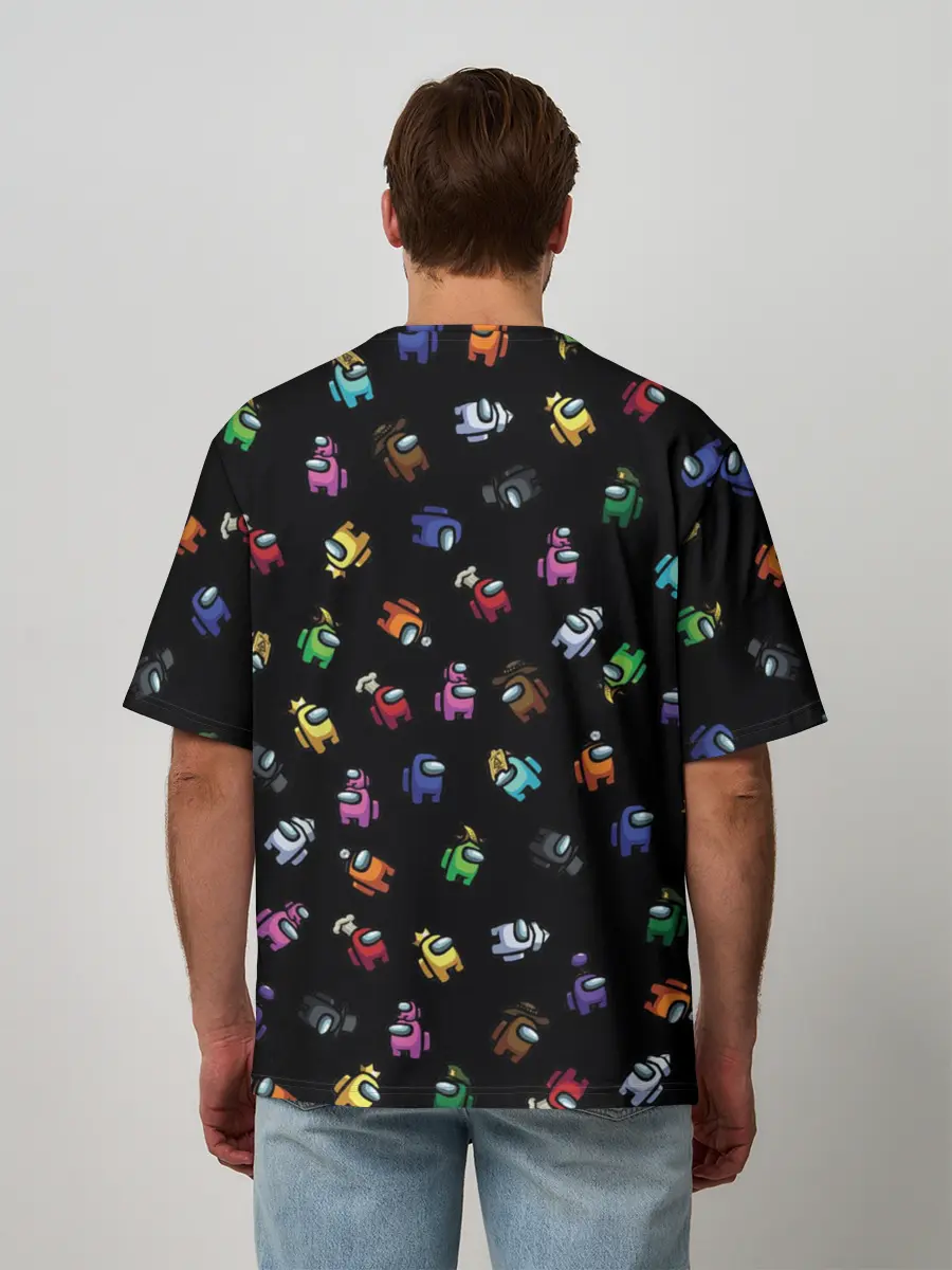 Мужская футболка оверсайз / Among Us