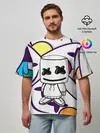 Мужская футболка оверсайз / MARSHMELLO