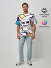 Мужская футболка оверсайз / MARSHMELLO