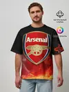 Мужская футболка оверсайз / Arsenal