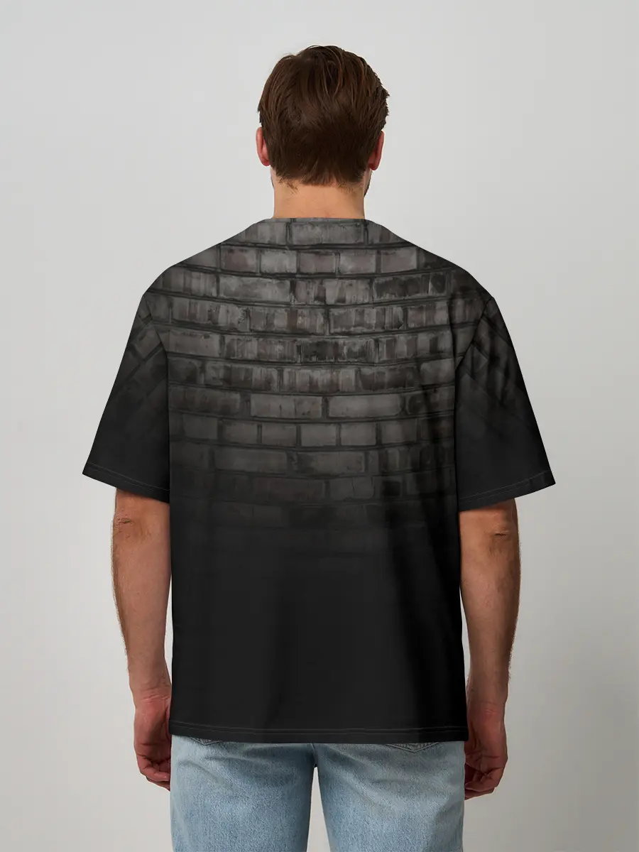 Мужская футболка оверсайз / Armrestling