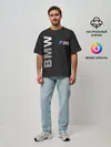 Мужская футболка оверсайз / BMW