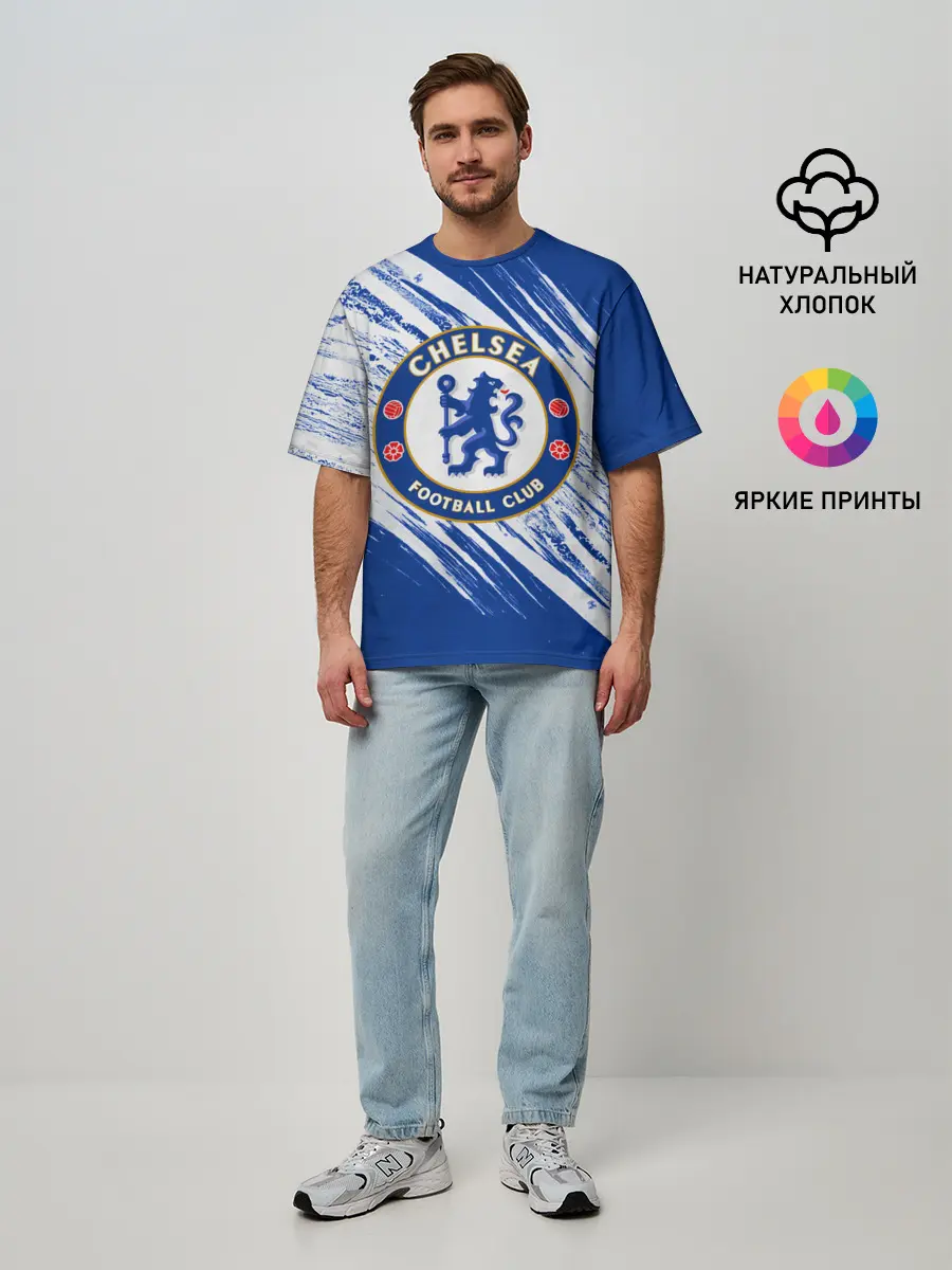 Мужская футболка оверсайз / Chelsea