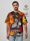 Мужская футболка оверсайз / Hades