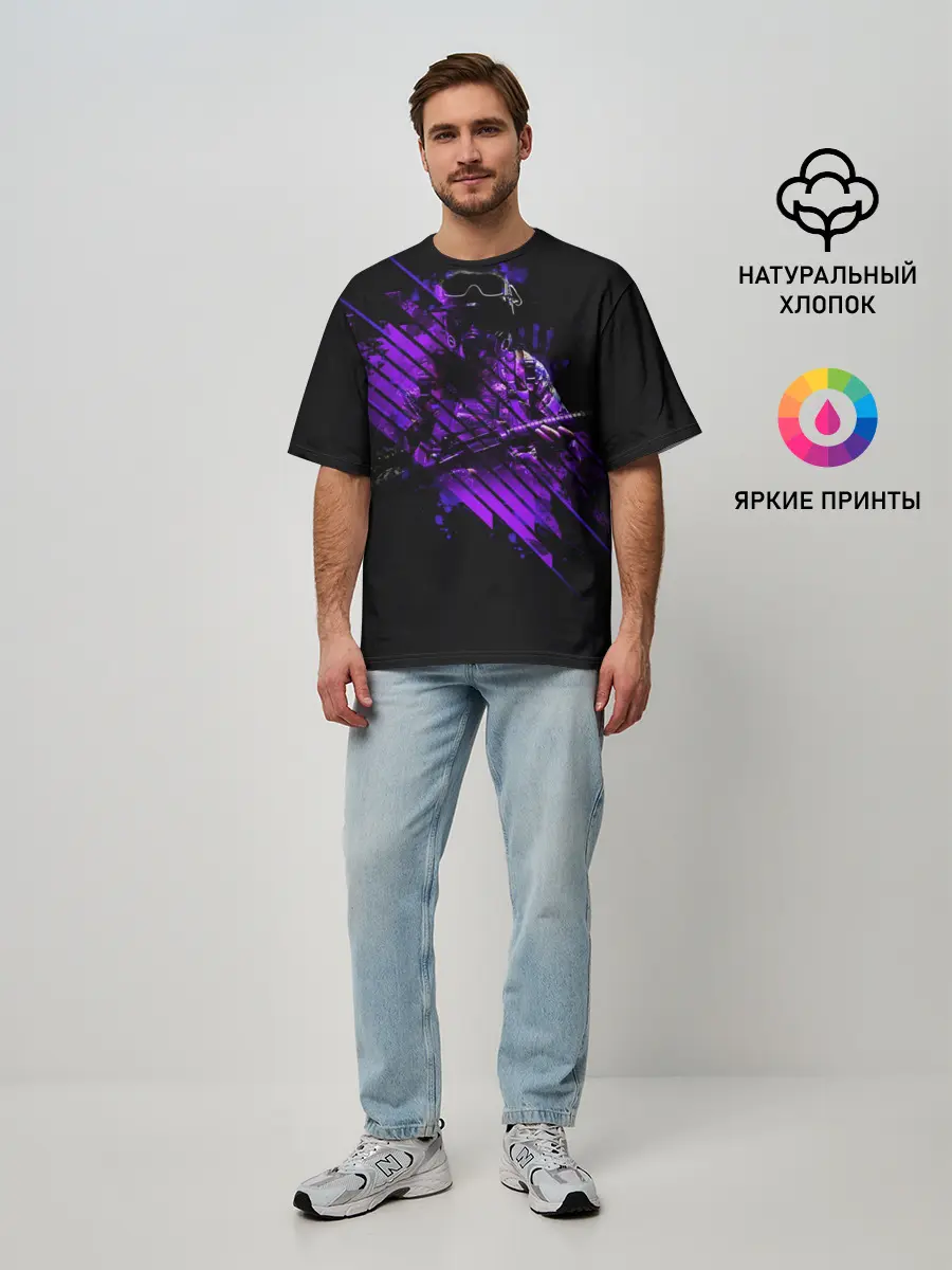 Мужская футболка оверсайз / pro100