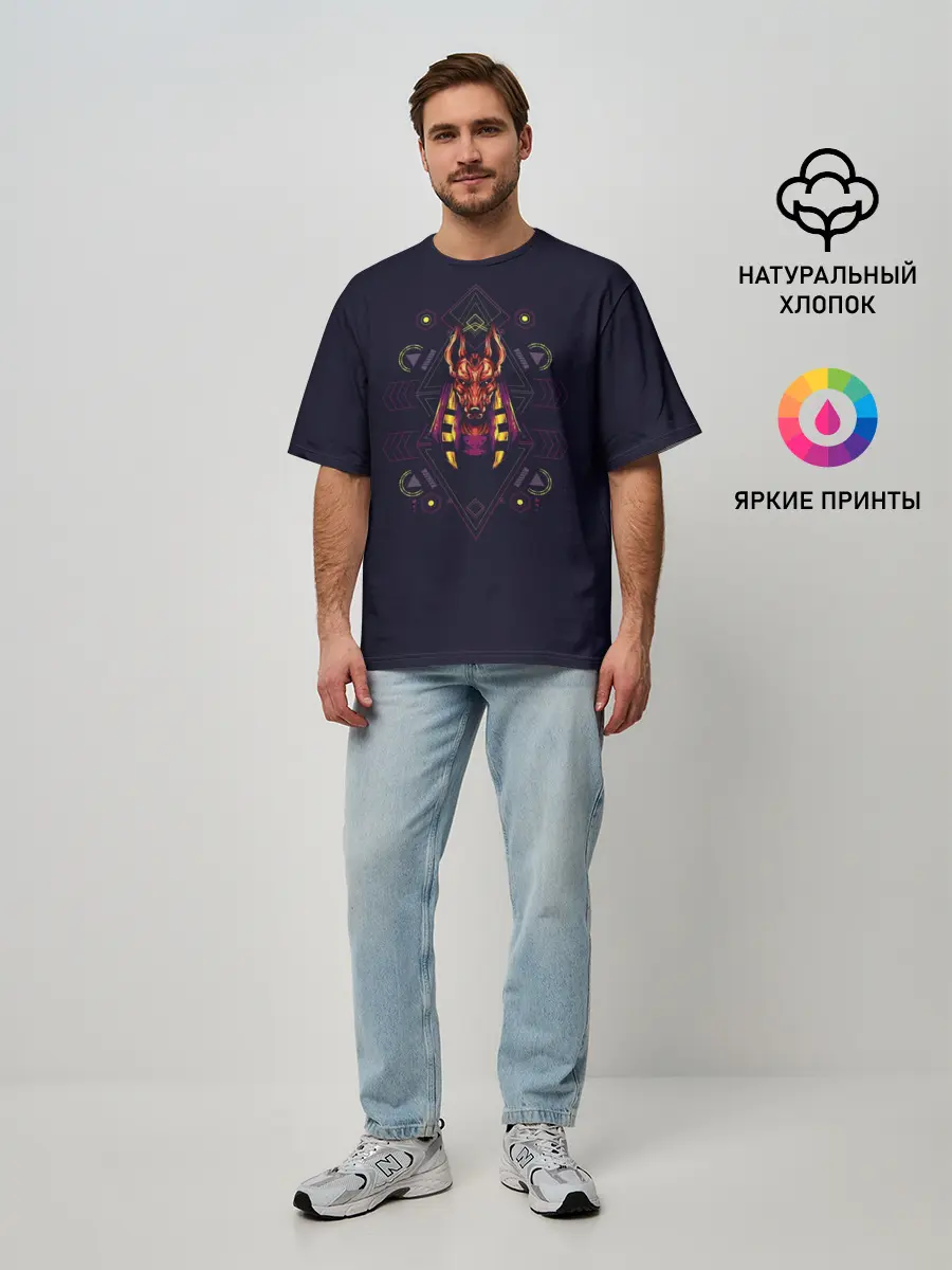 Мужская футболка оверсайз / PHARAOH