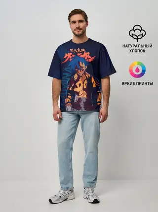 Мужская футболка оверсайз / Камина Гуррен Лаганн