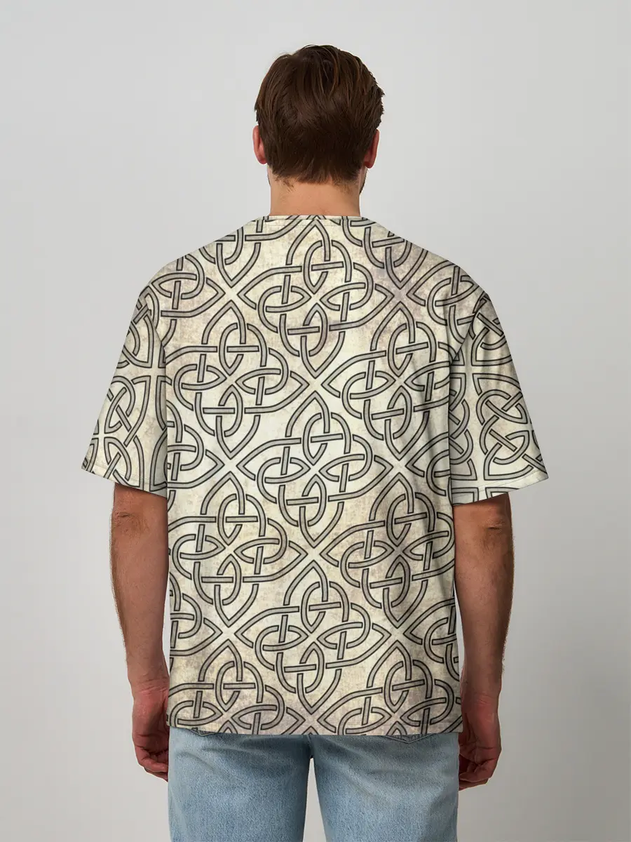 Мужская футболка оверсайз / Валькнут