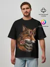 Мужская футболка оверсайз / КОРОЛЕВСКИЙ ЛИС | KING FOX