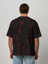 Мужская футболка оверсайз / Сетка