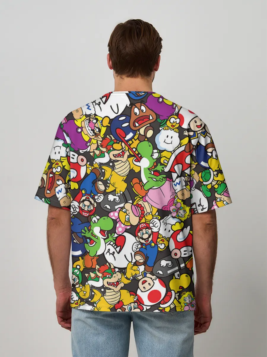 Мужская футболка оверсайз / Mrio ALLSTARS