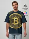 Мужская футболка оверсайз / БИТКОИН | BITCOIN