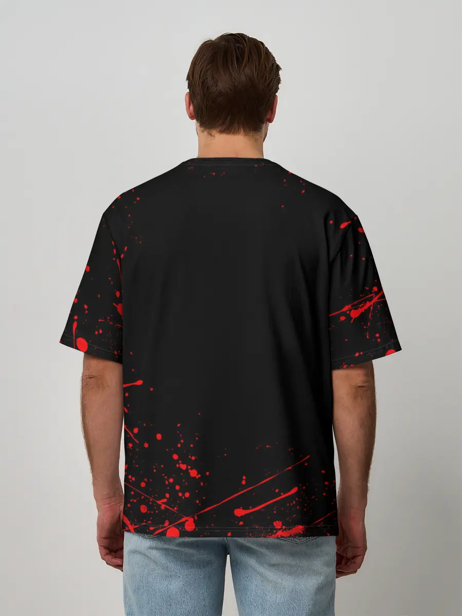 Мужская футболка оверсайз / ВЕДЬМАК / THE WITCHER / ГЕРАЛЬТ